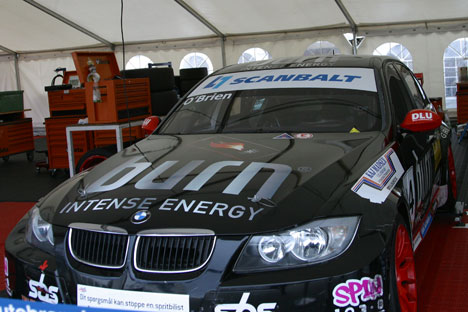 Emmet O'Brien's bil klar til start
(Foto: Motorsporten.dk)